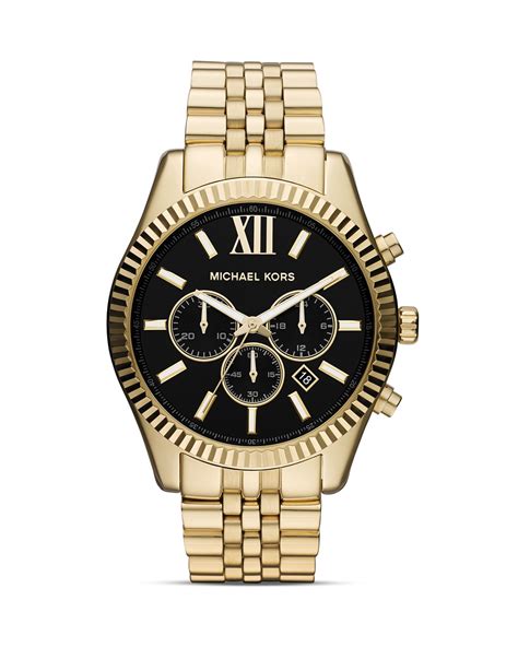 michael kors lexington watch gold men|replace movement Michael Kors 8281.